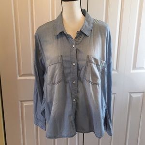 Blue & White Striped Casual Shirt